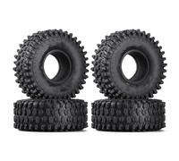 VBNYBA RC Roues et pneus Compatible avec Crawler pour Axial pour SCX10 pour RR10 pour Wraith pour KM5 4PCS 130 * 46MM 2.2 Pneus De Roue De Pneu De Terrain en Caoutchouc pour 1/10 RC Rock