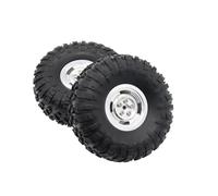 VBNYBA RC Roues et pneus Compatible avec MN99S pour D90 pour D91 pour MN45 pour 45K 90K 91K 96 99 99A Pièces De Rechange pour Voiture RC Moyeu De Roue en Métal Jante pour Voiture RC 1/12(Red)