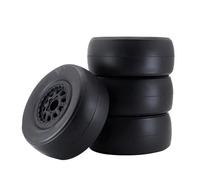 VBNYBA RC Roues et pneus Compatible avec Slash pour Arrma pour Senton pour HuanQi 727 pour Vkar pour Voiture Hpi Rc 4 Pièces 108 Mm 1/10 Pneus Camion Course Courte Roue Pneu avec Hexagone 12 Mm