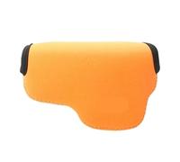 VBPBHFFNMW Étui souple en néoprène for appareil photo for Canon Powershot V1 G1X III G5X compatible for Sony A6100 A5000 A5100 NEX-5T NEX-3N objectif 16-50 mm sac photo(Arancione)