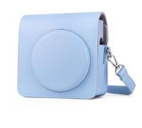 VBPBHFFNMW Porter Puce Sac en Cuir Boîtier de Protection for bandoulière Caméra de Film Noir/Marron/Or Fit for Fujifilm sq1 Sac Photo(Blu)