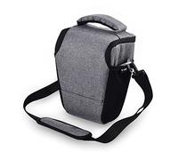 VBPBHFFNMW Sac de caméra de Sac de Triangle numérique Gris Convient for Nikon Fit for Coolpix B600 B700 B500 Apte for Sony HX400 HX350 H300 H400 DSC RX10 RX10 III RX10 IV Sac Photo
