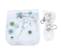 VBPBHFFNMW Sac de caméra instantané Transparent PVC Boîtier de Protection for Accessoire de caméra for bandoulière Ajusteur for Fujifilm Instax Mini 11/9/8 Sac Photo(Blu)