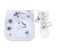 VBPBHFFNMW Sac de caméra instantané Transparent PVC Boîtier de Protection for Accessoire de caméra for bandoulière Ajusteur for Fujifilm Instax Mini 11/9/8 Sac Photo(Purple)