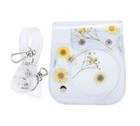 VBPBHFFNMW Sac de caméra instantané Transparent PVC Boîtier de Protection for Accessoire de caméra for bandoulière Ajusteur for Fujifilm Instax Mini 11/9/8 Sac Photo(Giallo)