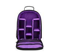 VBPBHFFNMW Sac de caméra numérique SLR Cover de Protection Sac for Dos imperméable Sac for Dos Vidéo Photo Plus Sac FIT for Nikon FIT for Canon FIT for Sony FIT for Samsung Sac Photo(Violet)