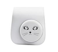 VBPBHFFNMW Série Mignonne Puce Protection du Cuir Sac de caméra Boîtier Caméra instantanée Accessoires de boîtier Ajustement Fujifilm Fit for Instax Mini 11 Sac Photo(B)
