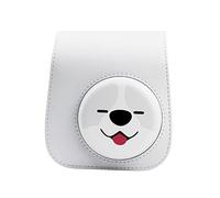 VBPBHFFNMW Série Mignonne Puce Protection du Cuir Sac de caméra Boîtier Caméra instantanée Accessoires de boîtier Ajustement Fujifilm Fit for Instax Mini 11 Sac Photo(A)