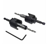 VBPCEFZTLK Compteur foret, butée de profondeur Tonar collier Hex Hex Heex Poignée en bois Clé de remplacement rapide peu(2)