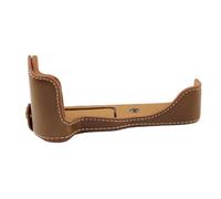 VBPCEFZTLK Étui en cuir PU for appareil photo for Canon EOS M50 Mark II EOSM50, demi-boîtier, couvercle de batterie ouvert, noir, café et marron Sac pour appareil photo(Marrone)