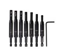 VBPCEFZTLK For 7 pcs/SET Auto Centre-Centre serrure de charnière de foret de foret de forage de tiroir de tiroirs de pilote pilote de pilote de pilote de pilote Perce de positionnement automatique C