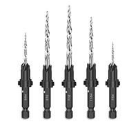 VBPCEFZTLK For les forets 11 pièces 4, 6, 8, 10, 12 ensembles de bits d'acier for grande vitesse coniques de 1/4 pouces, clé hexagonale peu
