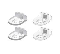 VBPCEFZTLK Support mural universel sans perçage for un rangement durable et peu encombrant. Le support est résistant for l'humidité, disant adieu for l'encombrement support de routeur(4pcs set)