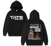 VBPOIYB Sweat À Capuche Surdimensionné Décontracté Ta-Te Chanteur MCR-ae Album À Capuche Tour 2025 Hommes Femmes Hip Hop Street Sweat (Black,TP)