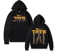 VBPOIYB Sweat-Shirts pour Hommes Et Femmes, Pulls Surdimensionnés, Sweats À Capuche T-a-t-e M-c-R-a-e Tour 2025, Sweats À Capuche Décontractés Tendance Y2K (Noir,S)