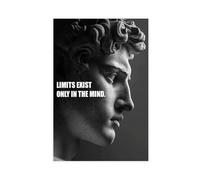 VBQHIR Poster de motivation sur toile - Impression murale - 60 x 90 cm