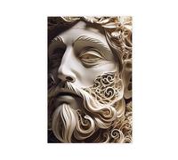 VBQHIR Poster Mythologie grecque Zeus sur toile pour décoration de chambre à coucher, cadeau 20 x 30 cm