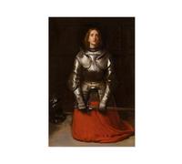 VBQHIR Poster sur toile Jeanne d'arc pour décoration de chambre à coucher, cadeau 30 x 45 cm