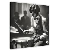 VBQHIR Poster sur toile The Graceful Posture of Melody - Décoration de chambre à coucher - 60 x 60 cm