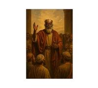 VBQHIR Poster sur toile « The Israelites Demand A King » - 30 x 45 cm