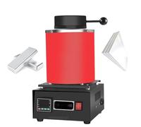 VBRSABDA Four de fusion doré amélioré pour la maison, 2-3 kg, affichage numérique, kit de four de fusion électrique haute température, précision applicable à l'étain, cuivre