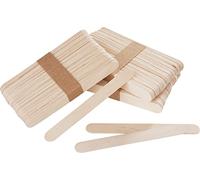 VBS 150er-Pack bâtonnets en bois 15cm bâtonnets à glace, spatules en bois Set de bâtonnets en bois