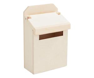 VBS Boîte aux lettres suspendue miniature Lars avec crochet de suspension et fermeture 4,5x2,8x7cm, décorative, montage mural, boîte aux lettres pour miniatures, petite boîte postale