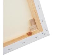 VBS Cadre entoilé 20 x 80 cm toile coton supports à peindre 20 cm de large 80 cm de long 1.8 cm de haut idéal pour l'huile acrylique et l'aquarelle peinture