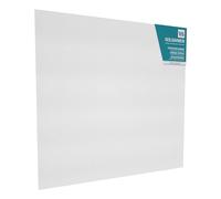 VBS Cadre entoilé 50 x 50 cm toile coton support de peinture 50 cm de large 1.8 cm de haut carré idéal pour l'acrylique huile et techniques mixtes