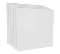 VBS Cartons entoilés 10 x 10 cm 5 pièces carton coton idéal pour les projets créatifs 10 cm de large et de long 5 pièces