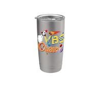 VBS Crew Back to School Space Astronaute Galaxy Jesus Gobelet isotherme en acier inoxydable double paroi