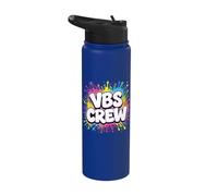 VBS Crew - Vacances, école biblique, camp religieux, école du dimanche Stainless Steel Insulated Water Bottle