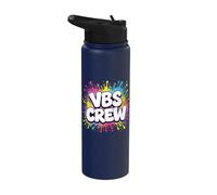 VBS Crew - Vacances, école biblique, camp religieux, école du dimanche Stainless Steel Insulated Water Bottle