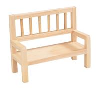 VBS Mini banc Sam Peint à la main Bois Style Vintage 8x3,5x6,5cm Décoration Meubles de jardin Scandi Maison de campagne Shabby Chic Scandinave