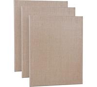 VBS Pack de 3 châssis toile de lin 50x40cm toile cadre support peinture acrylique