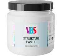 VBS Pâte à structure Grain fin couvrant Pinceaux Spatule résistant à la lumière Diluable à l'eau Inodore Pâte à modeler Toile 1000 ml