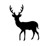 VBS perforatrices à motif Cerf perforatrices à motif 10x16 cm plastique métal taille du motif 5.5 cm idéal pour les loisirs créatifs scrapbooking fabrication de cartes d'hiver