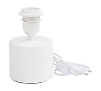 VBS Pied de lampe rond 8,5x17cm pour douille de lampe E27 Lampe décorative Accessoires de lampe Pieds de lampe Éclairage Source lumineuse Plafonnier Créatif Bricolage Créer