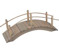 VBS Pont miniature en contreplaqué 15x5x5 cm non traité pour le modèle réduit de la maison de poupées Diorama Deko