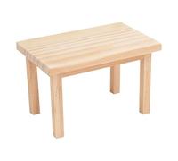 VBS Table miniature Sam pour la décoration de table et le bricolage 8,2x5x5 cm, aspect bois, table créative pour le bricolage et la décoration, présentoir de table en bois pour le salon et le bureau