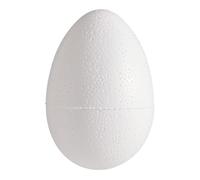 VBS Œuf en polystyrène 10 x 7,5 cm Pâques Décoration Bricolage Œuf en polystyrène 10 cm Largeur 7,5 cm Matériau Polystyrène pour projets créatifs et décorations saisonnières