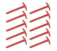 VBSJAH 10 Pièces Piquets de Tente à Visser, Sardines à Visser Pour Camping, Sardines Stables Pour Le Camping Et L'extérieur, Crochets De Tente Pour Sol Dur, Forêt, Prairie, Herbe