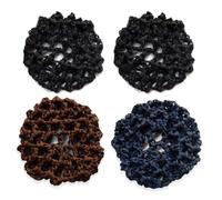 VBSJAH Filets à Cheveux Invisible Bord Élastique Maille Filet à Cheveux Filets Invisibles Cheveux,4 Pièces Pour La Danse Classique, La Danse, Le Patron, L'infirmière, Le Service D'épicerie