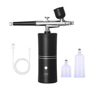 Vbsndhbde Aérographe Portable Sans - Buse 0,3 mm et Gobelet Remplaçable | Jet précis grâce à une buse 0,3 mm et alimentation gravité; bouton en bout ajuste densité et volume du jet pour maquillage.