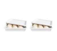 Vbsndhbde Boîte de Fermentation pour pâte à Pizza - Plateaux empilables
