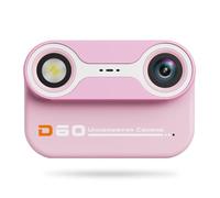 Vbsndhbde Caméra Étanche Enfants Double Caméra Écran 2,4 HD | Etanche pour enfant, double camera /arriere, ecran 2,4 pouces, LED remplissage, mode SOS exterieur, menu 10 langues