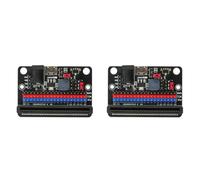 Vbsndhbde Carte d'Extension Microbit GPIO Python IO LCD Buzzer Intégré | Idéale pour étudiants et hobbyistes, cette carte offre SDA/S onnecteurs LCD et buzzer intégré, alimentation USB ou DC