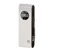 Vbsndhbde Diffuseur huiles essentielles avec Bouteille et USB-C, Horloge | Contenu : diffuseur, bouteille vide, câble USB-C et affichage horloge intégré; prêt à l’emploi et facile à installer.