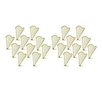 Vbsndhbde Harpe Miniature décor: 20 pièces, Ornements Instrument Sapin Noël | Harpe miniature: une décoration d'instrument parfaite pour Noël et événements, créant une ambiance musicale intime.
