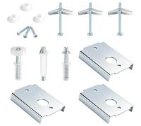 Vbsndhbde Kit de Réparation de Porte Pliante - Supports Renforcés et Pivot | Ce kit répare les portes pliantes en bois en comblant fissures, trous usés et pivots pour un fonctionnement fluide et stable.